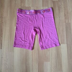 WOXER Biker 9” Pink Boxer Short in soft modal fabric, Size: Small